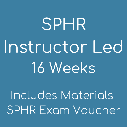 SPHR Prep Course Options HR Education Network