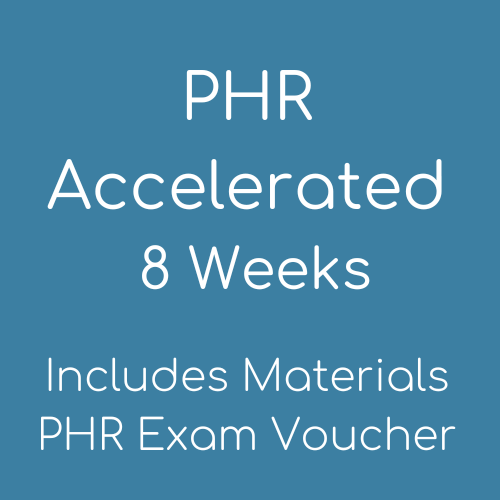 PHR Exam Voucher + Accelerated HR Certification Test Preparation – October 8, 2024